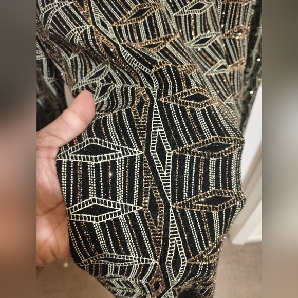 Glitter Cocktail Dress **Figure Flattering" - Picture 3 of 4